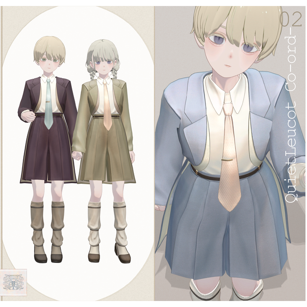 4アバター対応∴QuietLeucot/Co-ord-02