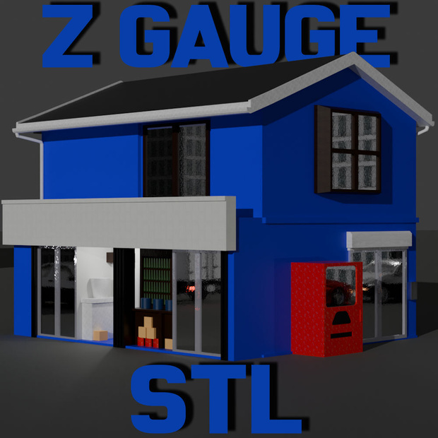 Z Gauge (1:220) Boat Charter Office STL