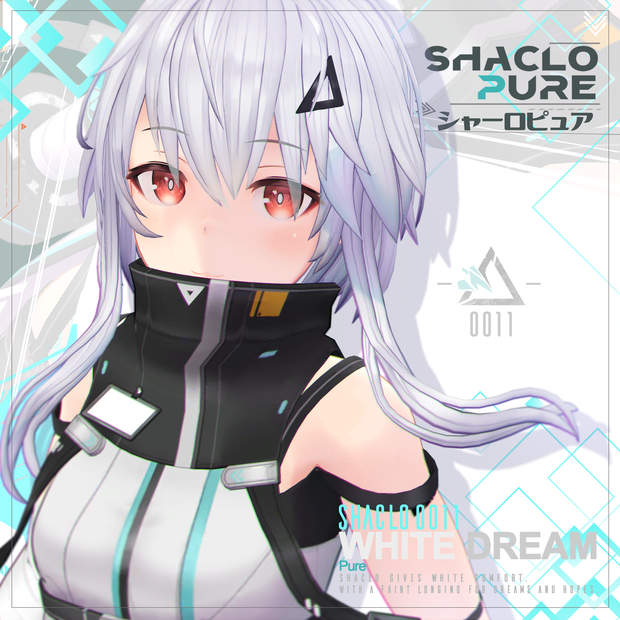 【3Dモデル】Shaclo -Pure-【PhysBones対応】