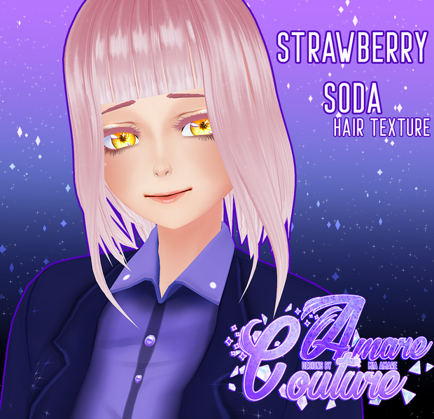 [AC] STRAWBERRY SODA HAIR TEXTURE