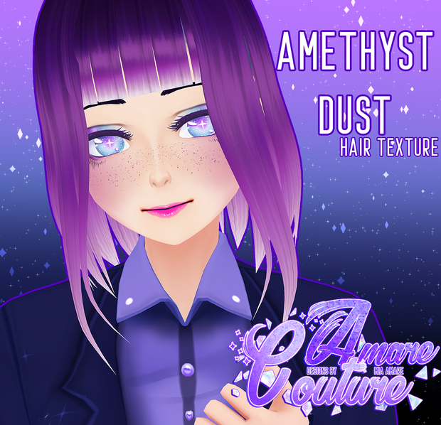 [AC] AMETHYST DUST HAIR TEXTURE