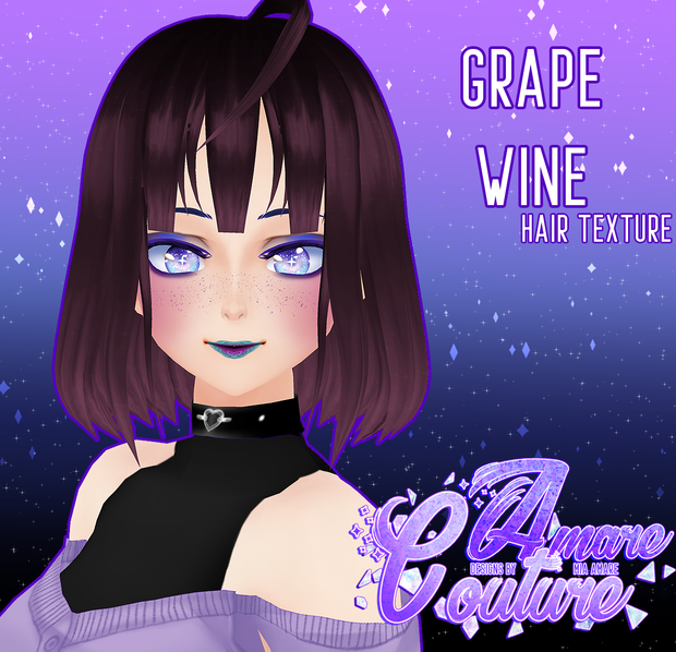 [AC] GRAPE WINE HAIR TEXTURE