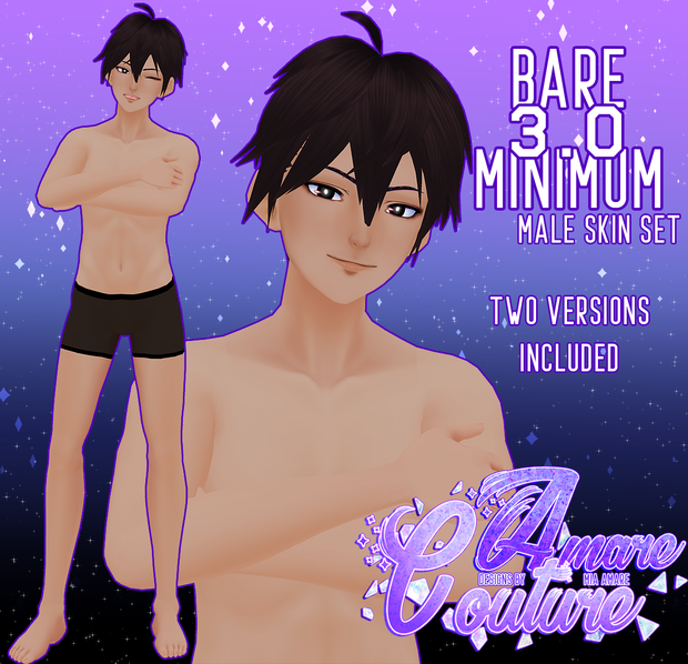 [AC] BARE MINIMUM MALE SKIN SET (3.0)