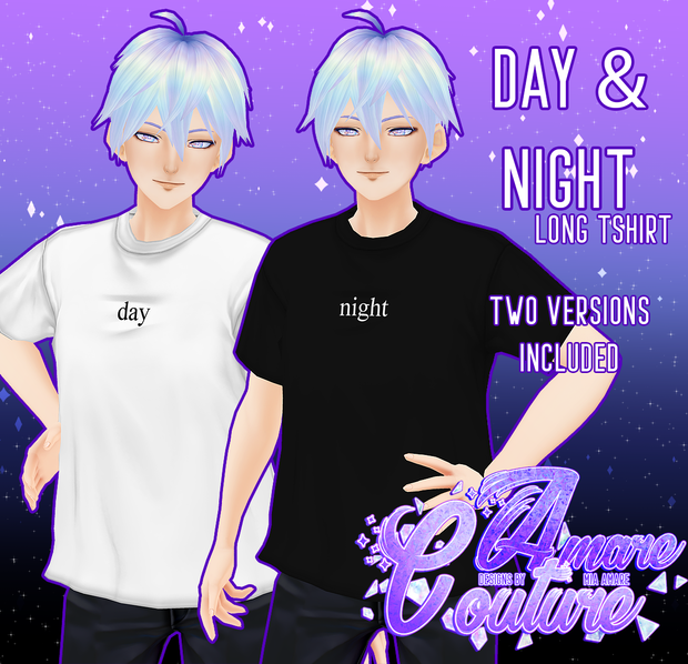 [AC] DAY & NIGHT LONG TSHIRT