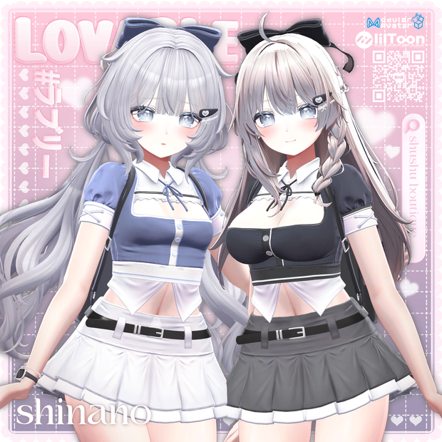 [9アバター対応] Lovable💗 (VRC 3Dアイテム)