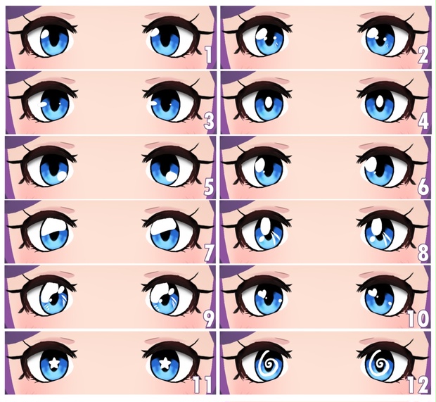 Finally Learn to Draw Anime Eyes, a Step-by-Step Guide! – GVAAT'S WORKSHOP