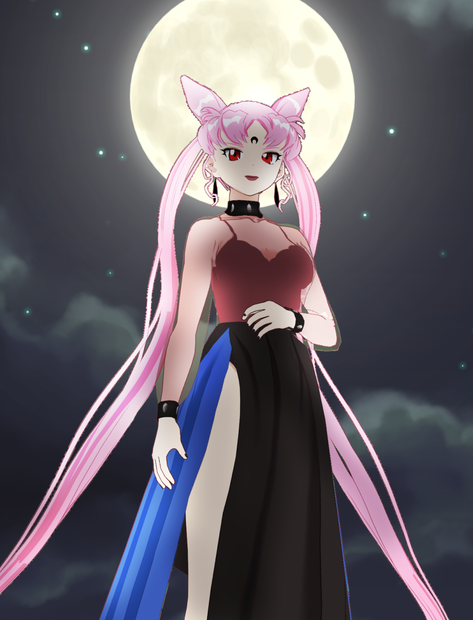 Sailor Moon Black Lady VRM file