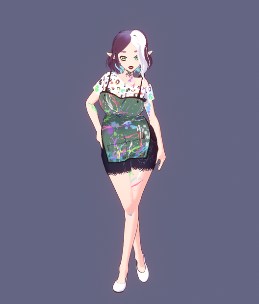 Painters Outfit for Vroid