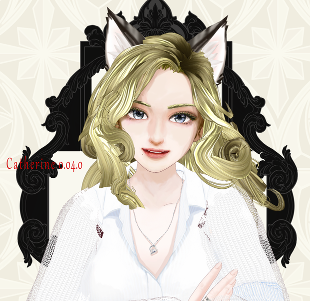 【3Dモデル VRM】キャサリン0.04.0　オフィスカジュアル Catherine's office casual