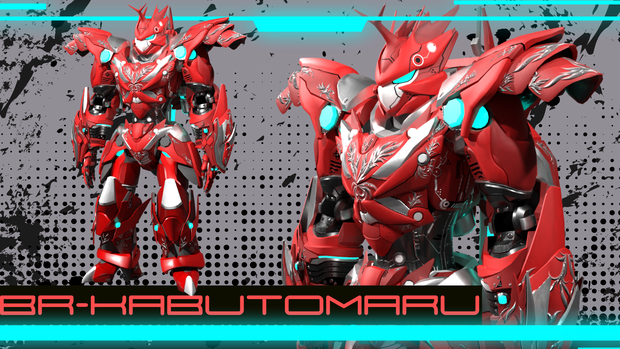 BR-カブト丸　オリジナル３Dモデル
