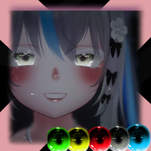萌 - Moe : Makeup face , body and eye set 