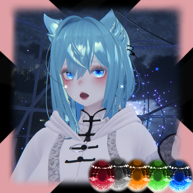 Lasyusha〈ラシューシャ〉 : eye set makeup face ~S_K_Y~
