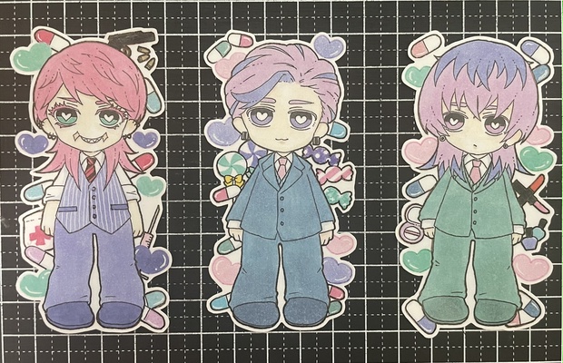 東京卍リベンジャーズ 梵天 灰谷兄弟＋三途春千夜 ゆめかわ