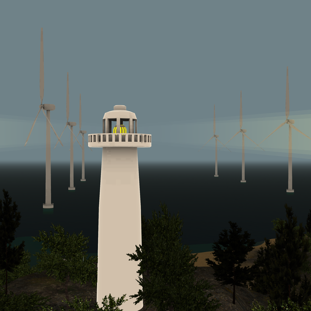 灯台と風車/Lighthouse&Windmill