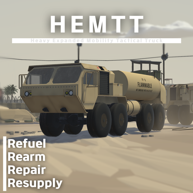 [VRChat用] HEMTT - 高機動重戦術トラック  "ヘムット"