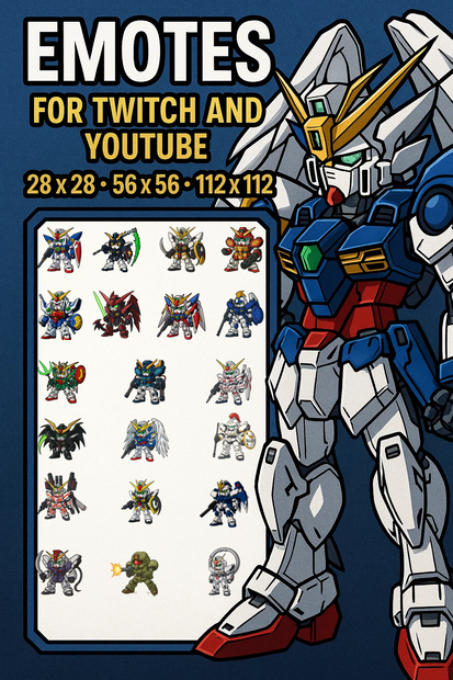 20 Gundam Wing Emotes
