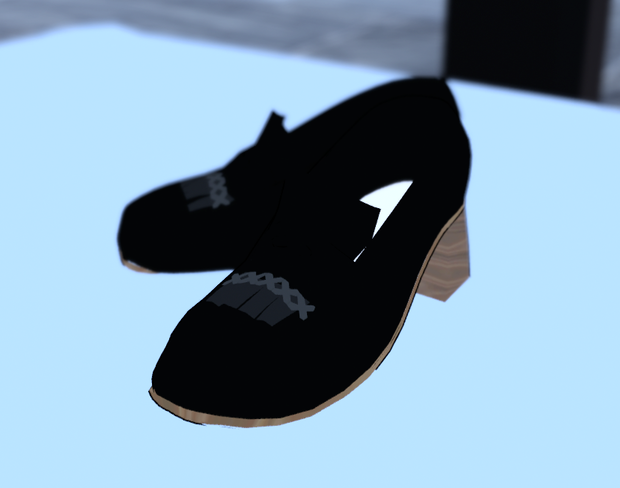 3Dモデル「Chunky Heel Shoes」(Grus専用)