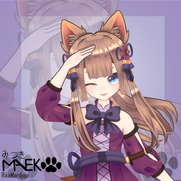 Maeko Mitsuki  [オリジナル3Dモデル]