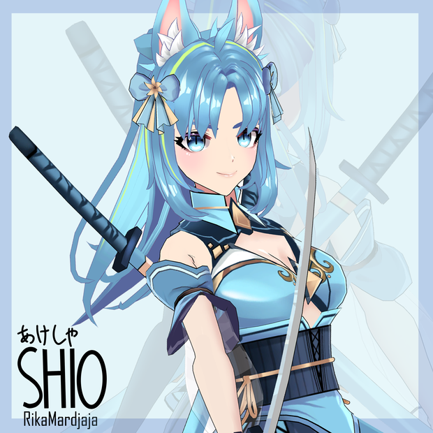 Shio Akesha [オリジナル3Dモデル]