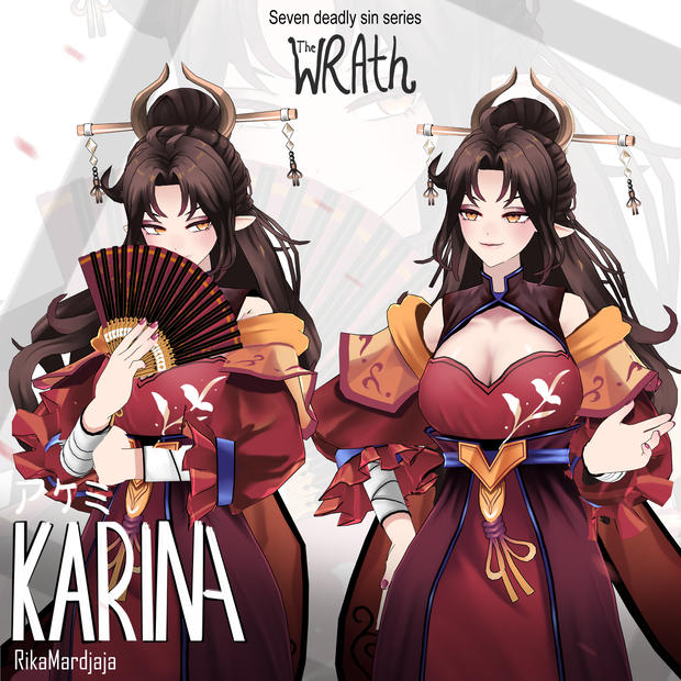 Karina Akemi [オリジナル3Dモデル]