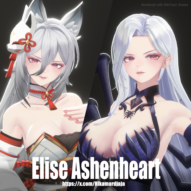 Elise Ashenheart [オリジナル3Dモデル]
