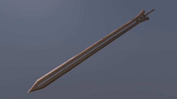 木製直剣_01型　(WoodenSword_TYPE_1)