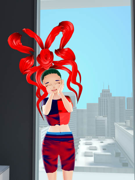 Giant Bow (VRoid Hair Preset Beta and Stable)