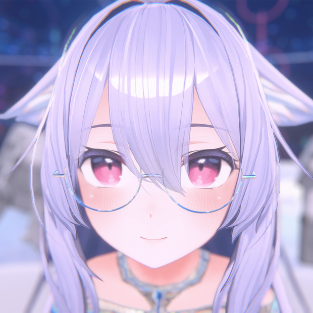- LLook - Half Round Glasses【VRC想定】