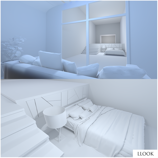 LLoom White One 2nd for VRChat