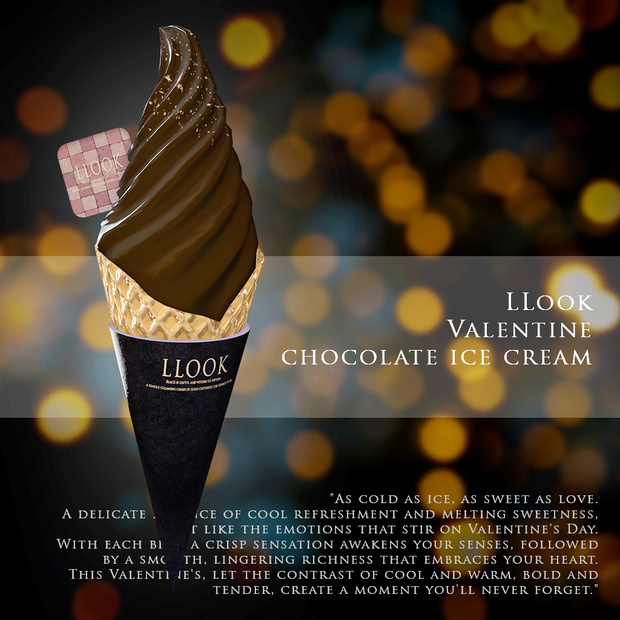 LLOOK Valentine 2025 Chocolate ice cream