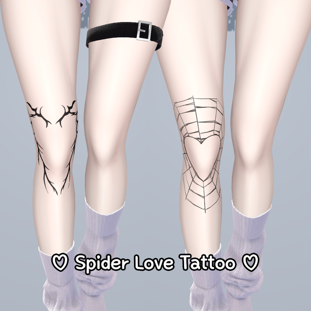 『 Spider Love Tattoo 』 texture 入れ墨 タトゥーテクスチャー 