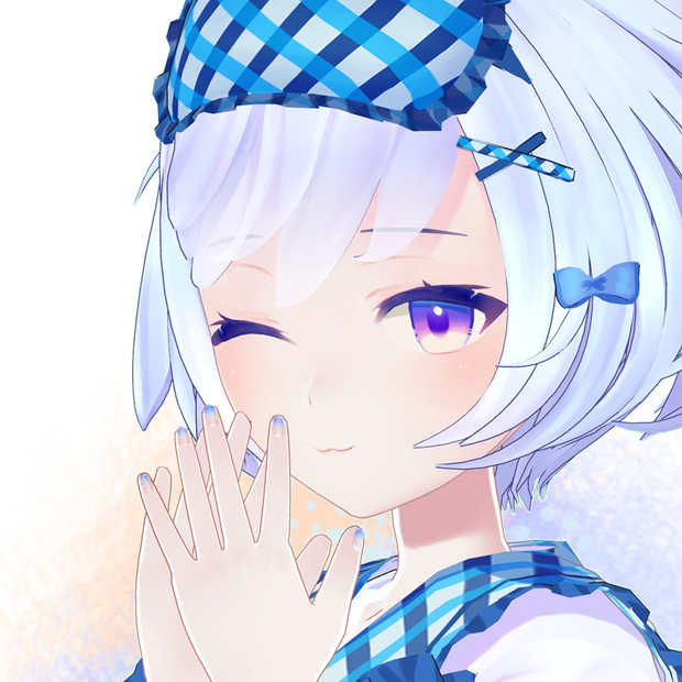 ラメフレンチネイルチップ