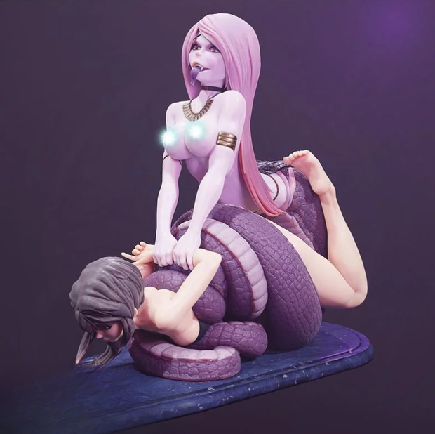 R18 ラミア美少女フィギュア｜レジン専用STL（非公式）
