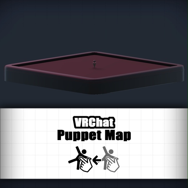 【VRChat】 Puppet Map 3D minimap Blonix Prefabs BOOTH