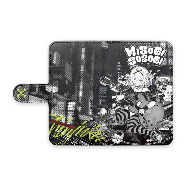VSTRそそぎちゃん手帳型スマホケース
