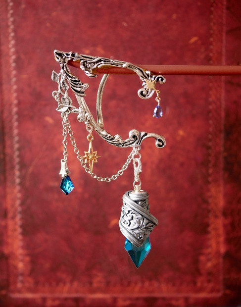 FRESHME フェアリーエルフイヤーカフ ハンドメイド ブロンズ アンティーク ヴィンテージ イヤリング ドロップ ダングル 並行輸入品 : FRESHME エルフイヤーカフ フェアリーバタフライ