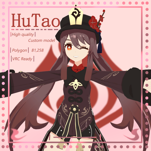 High quality | HuTao | Custom 3D model 