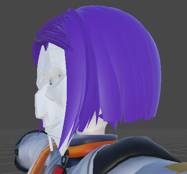 リーグ・オブ・レジェンドのジンのマスク Jhin's Mask fbx  #LOL #3Dprop #Vtuber #Vrchat #4