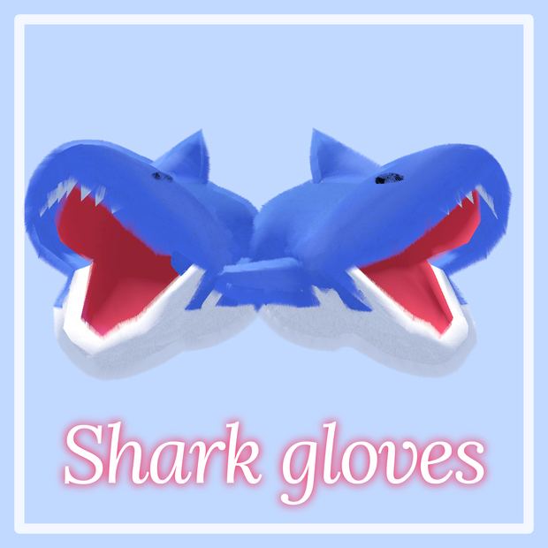 Bite Bite Shark gloves (+animation tutorial media, easy setting version updated)