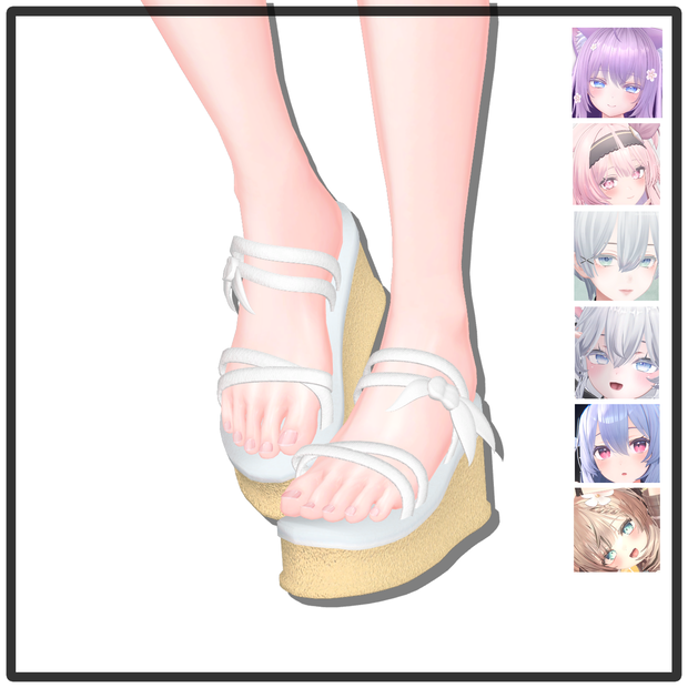 Summer Strap Sandals (Moe, Kikyo, Manuka, Sio, Shinra, Selestia)