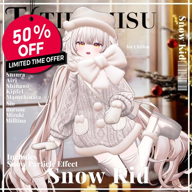 🎁20K Follower Sale ~5/2🎁✨Animation✨【♥Snow Kid♥】 【18 avatars】 - TiramisU - BOOTH