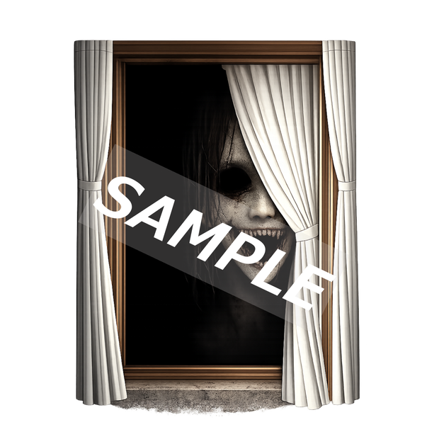 今だけSALE【窓ホラー素材】Vol.1｜覗く者たち