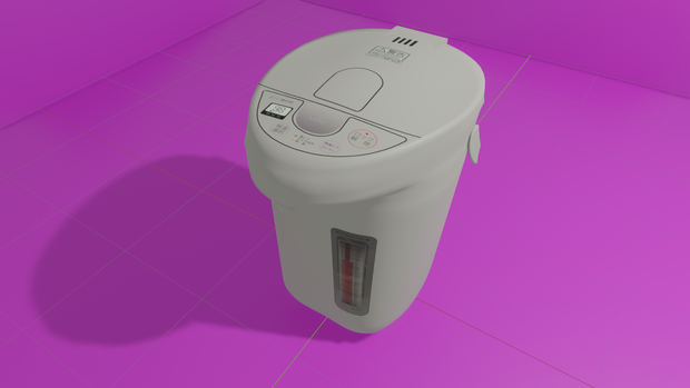 【3D小道具】湯沸かしポット