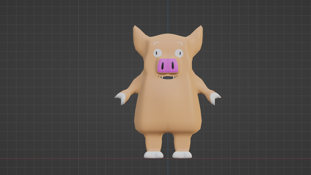 【3Ｄキャラクター】ぶたモン