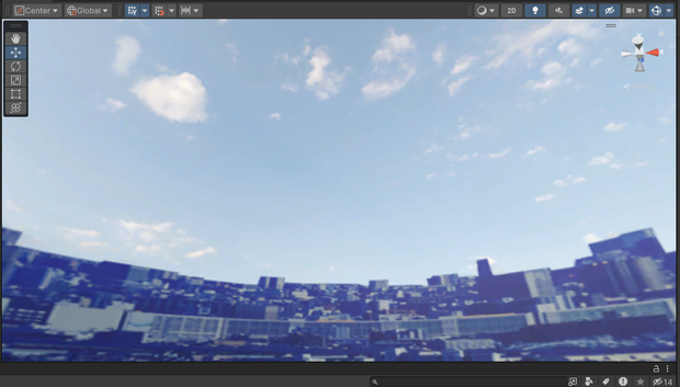【3D環境・ワールド】都会の遠景と空　Skybox Unityパッケージ