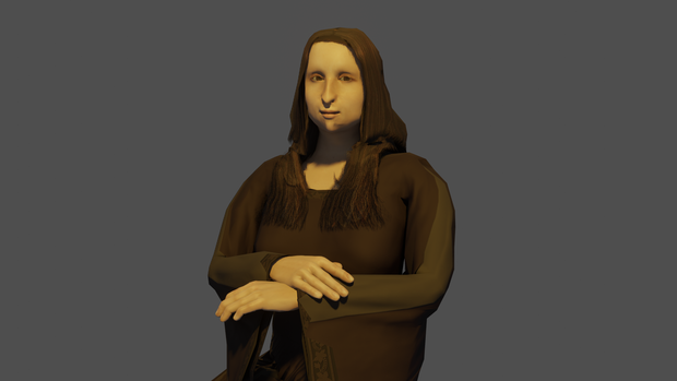 【3Dキャラクター】モナ・リザ
