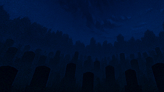 【3Dワールド・環境】墓地の夜Skyboxマテリアル
