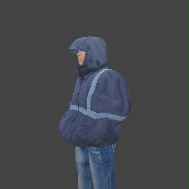 【3Dキャラクター】護送される容疑者