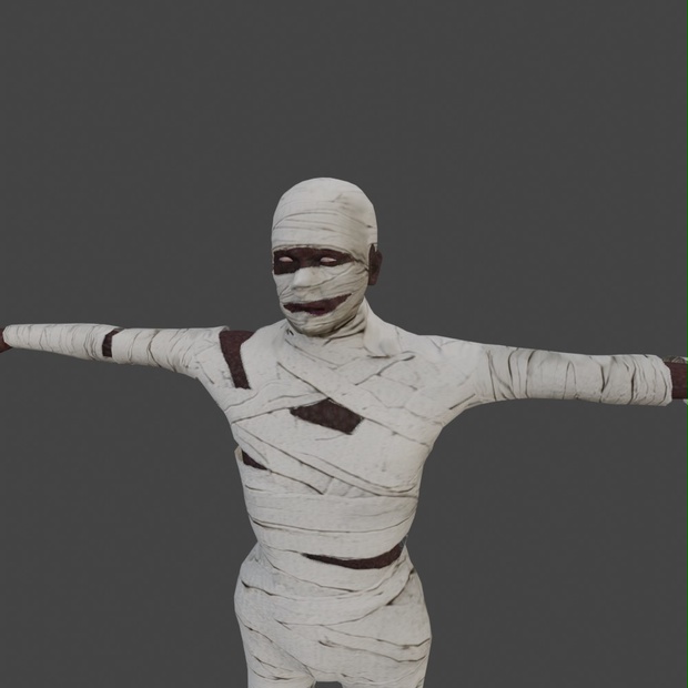  【3Dキャラクター】ミイラ先生