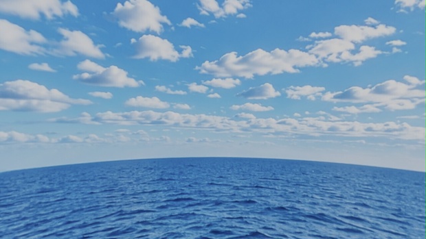 【3Dワールド・環境】海　SKYBOXマテリアル　